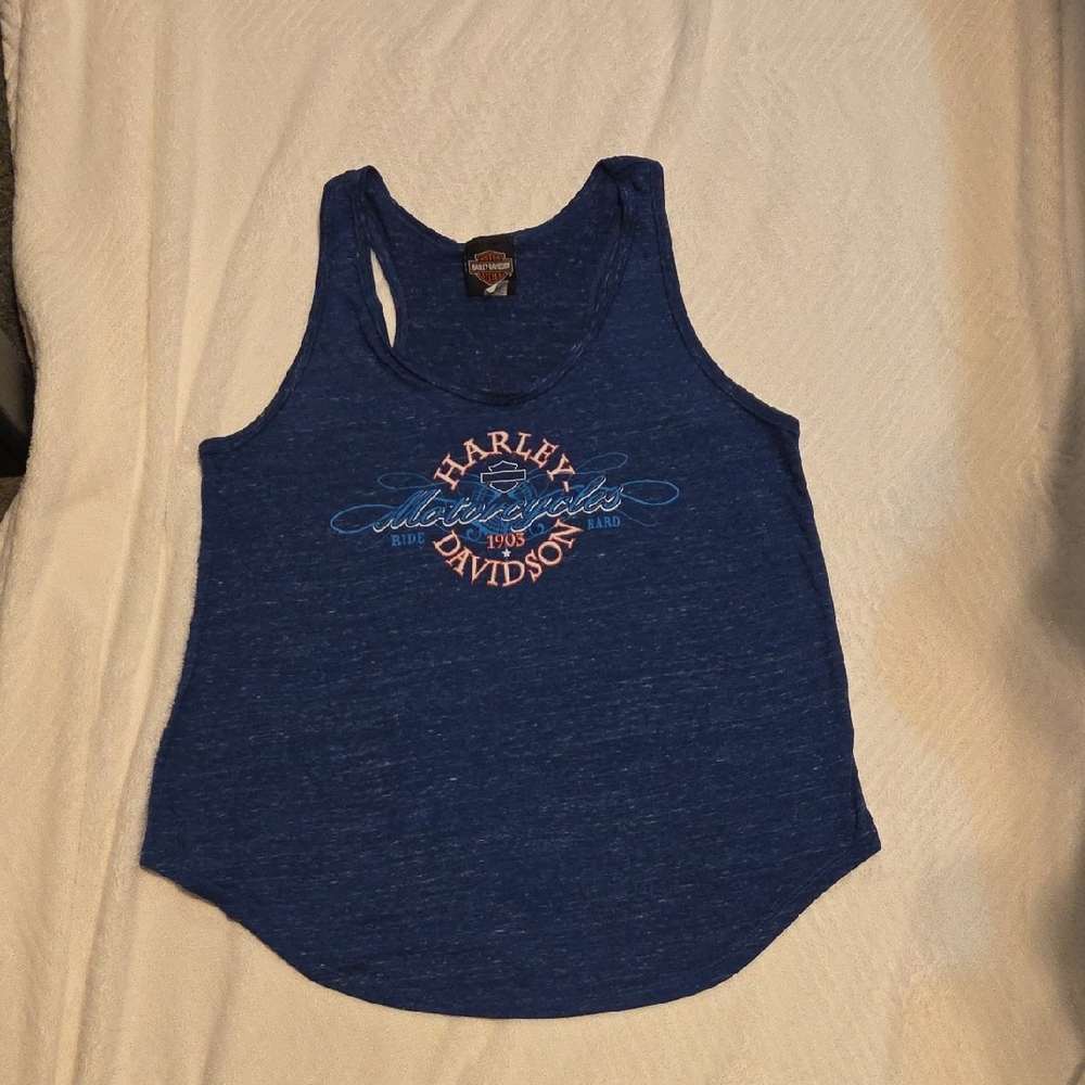Harley-Davidson Navy Blue Tank Top
